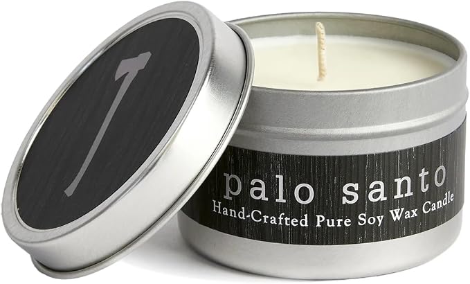 Kalastyle Palo Santo Candle | 4 oz Tin | Hand-Crafted | Pure Soy Wax
