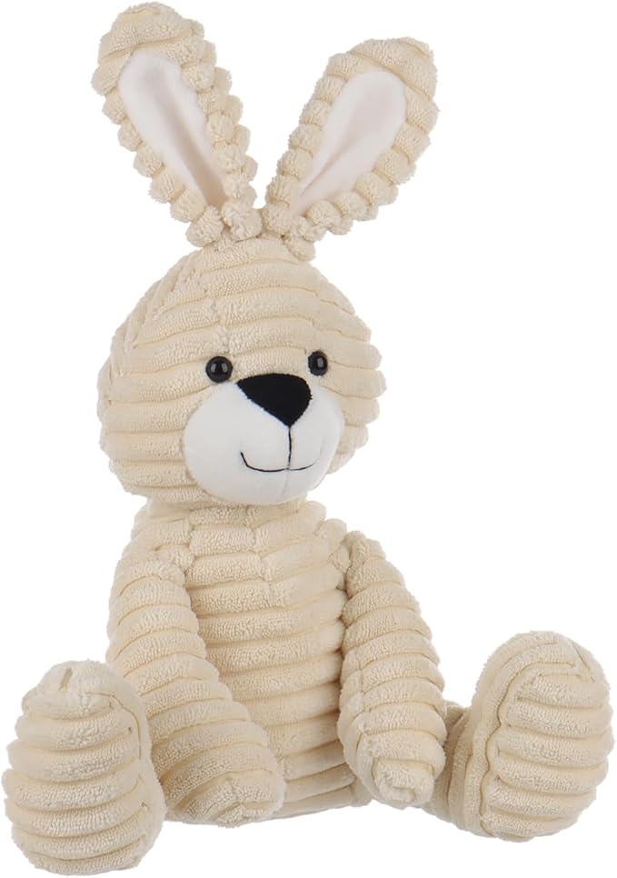 Apricot Lamb Toys Plush Corduroy Rabbit Bunny Stuffed Animal Soft Cuddly Perfect for Child (Corduroy Bunny)