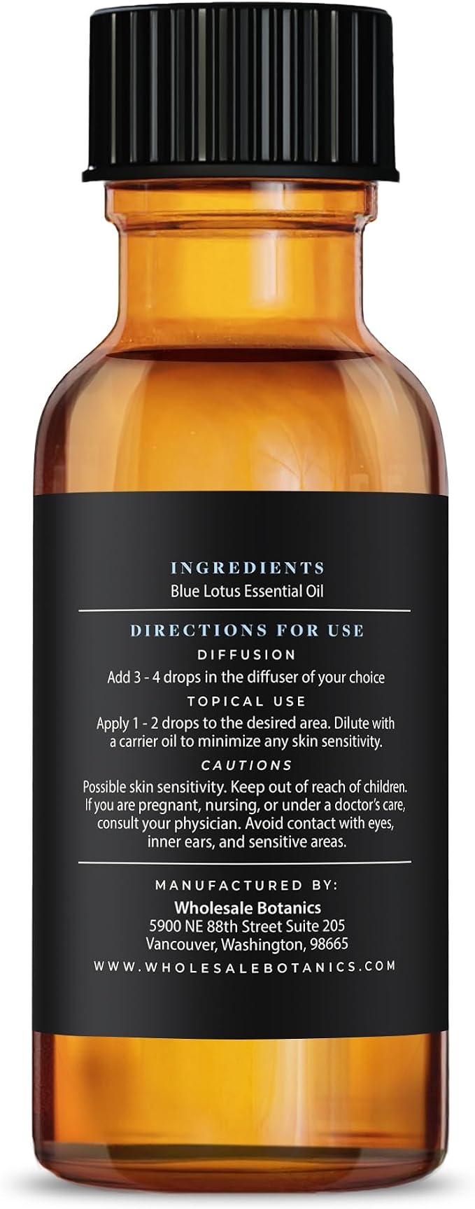 Blue Lotus Essential Oil by Wholesale Botanics | Premium Grade Essential Oil | for Aromatherapy, Soaps, Lotions, & Candles | Vegan & Cruelty Free (1 Fl Oz)