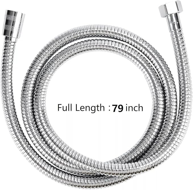 Shower Enema System with 79 Inch Hose, 3-Way Diverter, Water Control Valve for Men and Women Portable Cleaning, Enema Nozzle Kit Cleaner Attachment