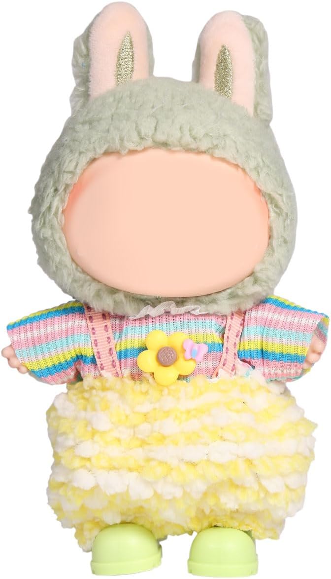 AICase for 17cm Doll Clothes/Outfit,Clothing Set for 17cm Doll,3 Piece Set Hat Clothing,Boys and Girls Stylish Adorable Clothes Accessories_06