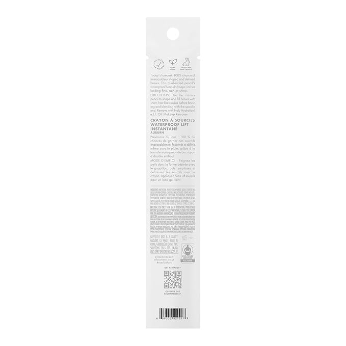 e.l.f. Brow Pencil, Auburn | Waterproof | Long-Lasting | Pack of 2 | Vegan & Cruelty-Free