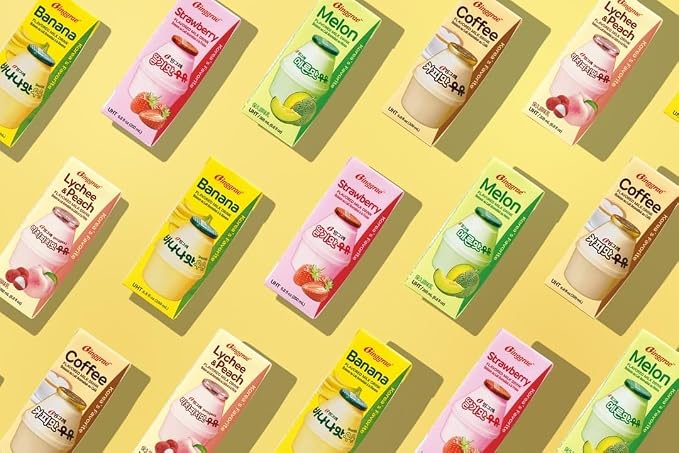Binggrae Banana Flavored Milk Drink – Sweet and Creamy Korean Beverage – Shelf-Stable 6.8 fl oz Cartons – Pack of 6