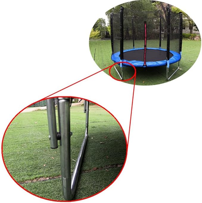 Lasenersm 10-Piece Trampoline Accessory Set - Silver Round Metal Screws for Trampoline, Bunk Beds & More - Unisex Adults & Teens