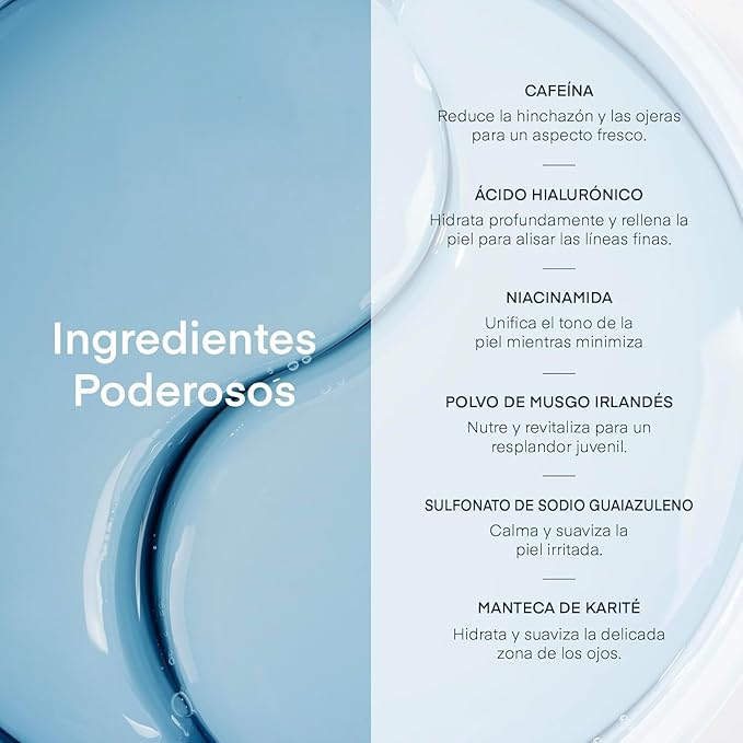 Under Eye Patches for Dark Circles & Puffiness – 60 Korean Hydrogel Masks with Caffeine, Hyaluronic Acid, Niacinamide – Vegan, Fragrance-Free, Cooling Eye Treatment for Bags & Fine Lines