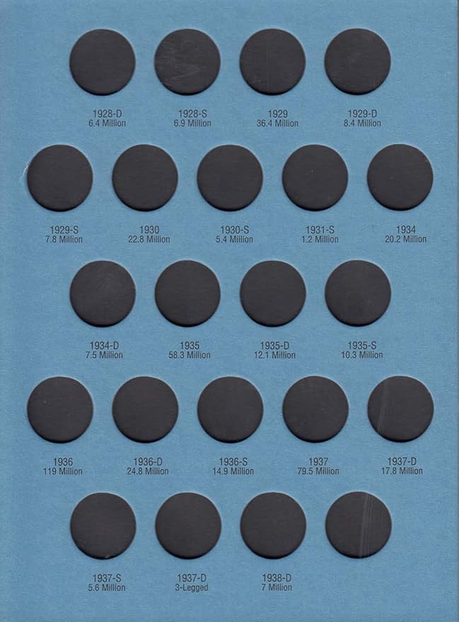 Whitman U.S. Buffalo Nickel 1913-1938 #9008 Coin Folder