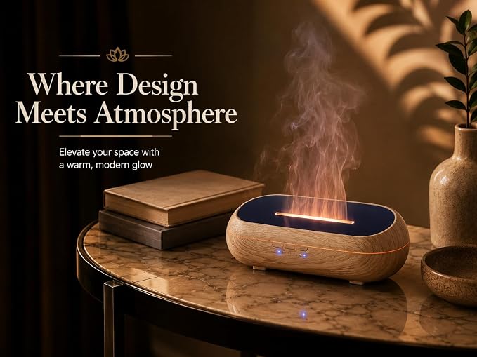 AquaAura Essential Oil Diffuser, 160ml Ultrasonic Aroma Diffuser with Color-Changing Mist, 7 LED Colors, Timer & Auto Shut-Off for Bedroom, Home & Office