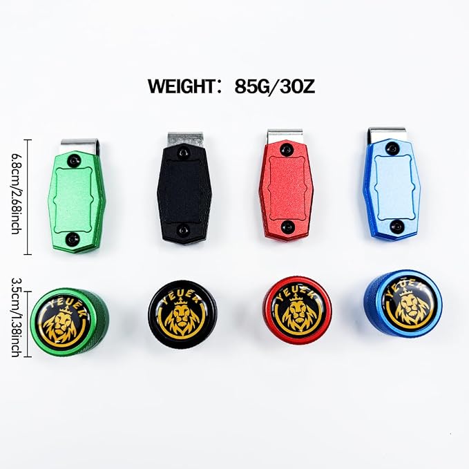 TAOM Pool Chalk Holder Round Shaped Practical Tool Billiards Accessories Magnetic Mini Chalk Tip Case Container Round Box Billiards