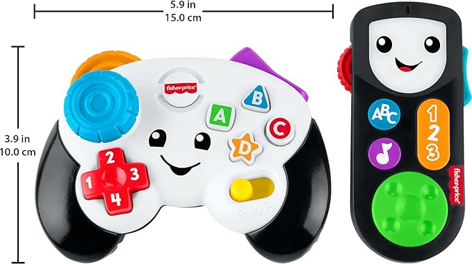Fisher-Price Baby & Toddler Toys Laugh & Learn Play & Stream Tech Set, Pretend Video Game & Remote Control for Infants Ages 6+ Months
