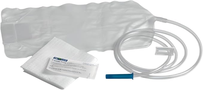 Disposable Enema Bag Kit for Colon Cleansing – Coffee & Colon Cleanse Kit with Enema Bag, Pre-Lubed Tube & Clamp – 3 Pack Disposable Enema Bags