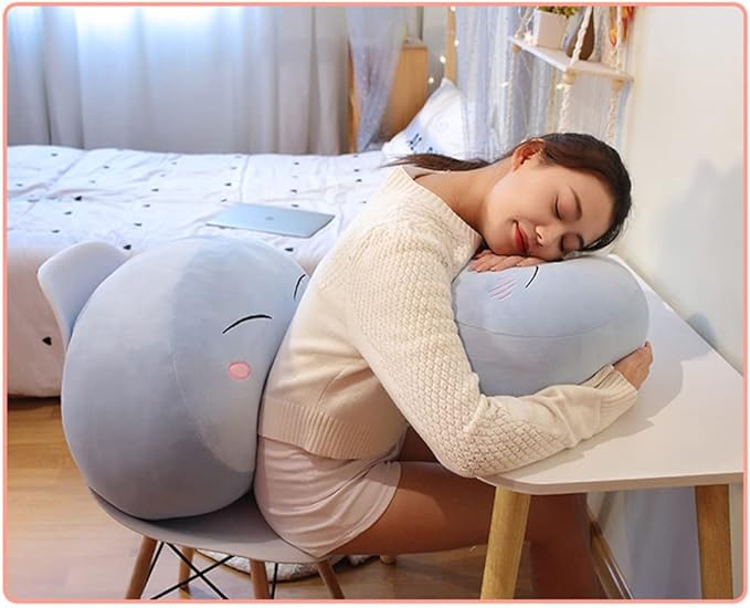 Anime Slime Plushie Stuffed Doll Plush Pillows Plush Stuffed Doll Pillow Toys Gifts(17.7in, Shy)