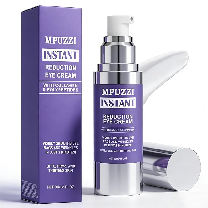 Instant Eye & Face Lift Cream - Rapid Under Eye Bags & Wrinkles Treatment, Dark Circles and Puffiness Remover for Women & Men, Temporary Firming & Tightening Face Cream - Wrinkle Filler 1.5 oz