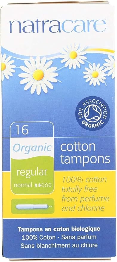 Natracare Tampons Reg With Applictr 16 ct (Multi-Pack of 12 boxes, 192 Total)