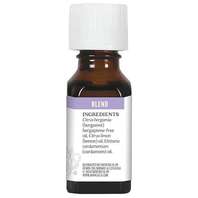 Aura Cacia Essential Solutions Oil Blend, Creative Juice, 0.5 Fluid Ounce