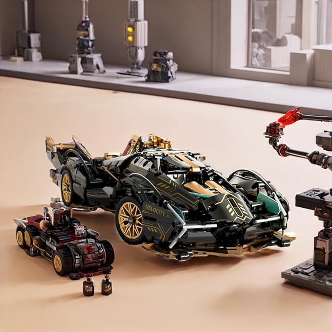 Chodia Sport Racing Car Building Block Sets for Adults, 1:14 Race Supercar Toys Kits Collectible MOC Model Construction Ideas Birthday for Boys Teens Men Age 8-12 12-16,14 14+