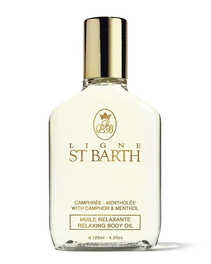 LIGNE ST BARTH Relaxing Body Massage Oil with Camphor & Menthol 4.2 oz