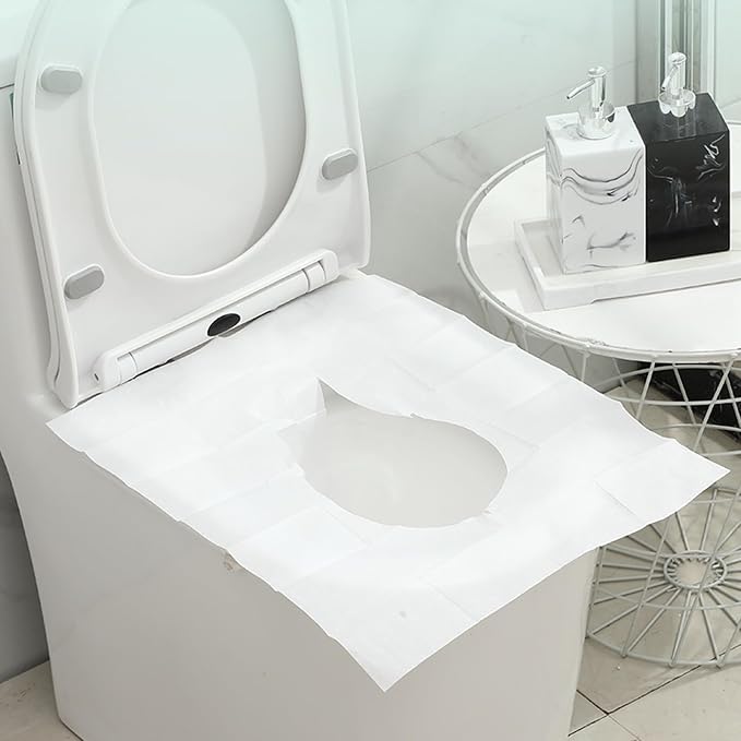 10PcsToilet Seat Covers Disposables Flushable Travel Disposables Toilet Seat Covers for Kids Potty Training Camping