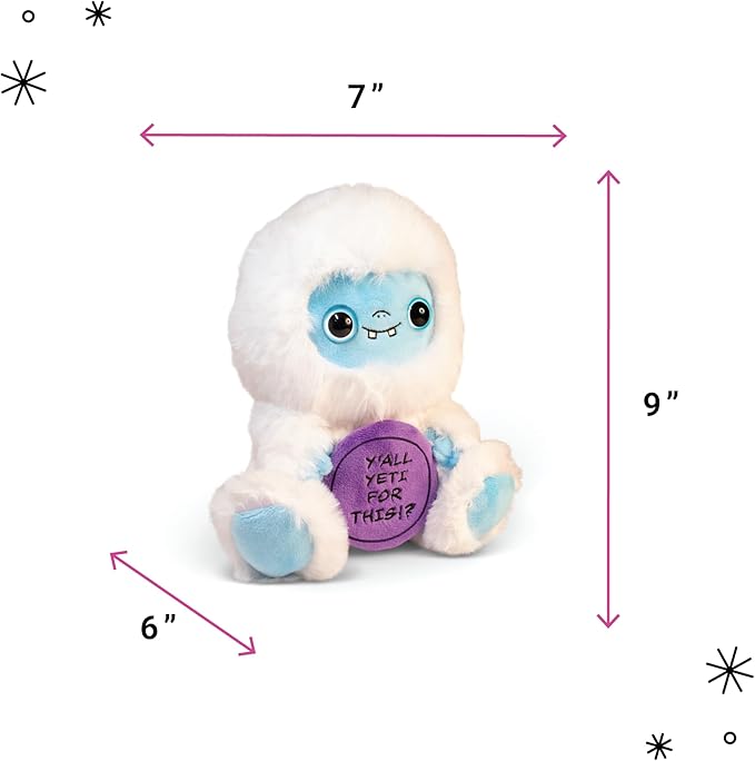 Yeti Plushie - Ya'll Yeti for This!? Sassy Yeti Plush, Gift for Animal Lovers, Cute Plush Toy for Gifting