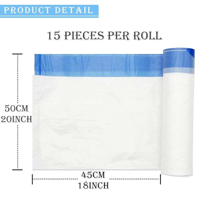 150 Pack Portable Travel Potty Chair Liners Bags Universal with Drawstring Training Toilet Seat Potty Bags Disposable Cleaning Bag for Kids Toddlers Adults Pets Outdoors(18 * 20INCH)