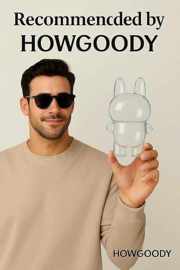 Protective Case Compatible with Standing - Clear Collector Storage Box with Silicone Strap,Dustproof Scratch-Resistant for Standing (Figure Not Included)