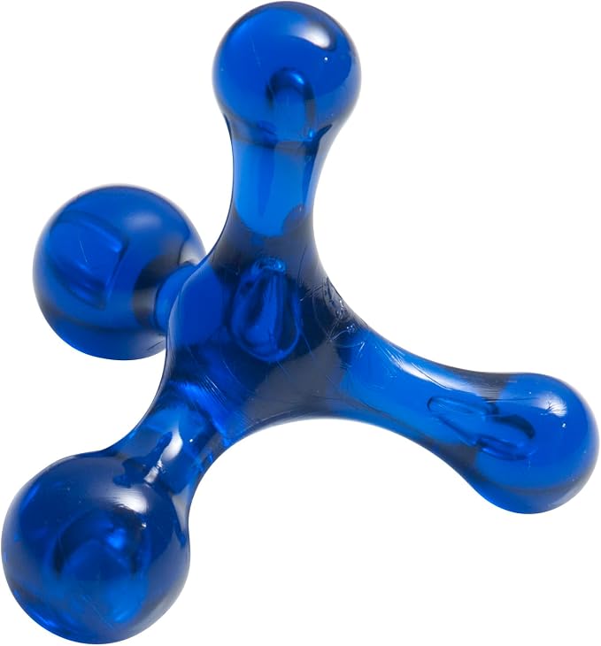 The Pressure Positive Co. Jacknobber II Handheld Massage Tool, Blue | Deep Tissue Therapy of Foot, Calves, Back, Arms, Jaw, Neck, Self Care, Reflexology, Trigger Point & Myofascial Pressure