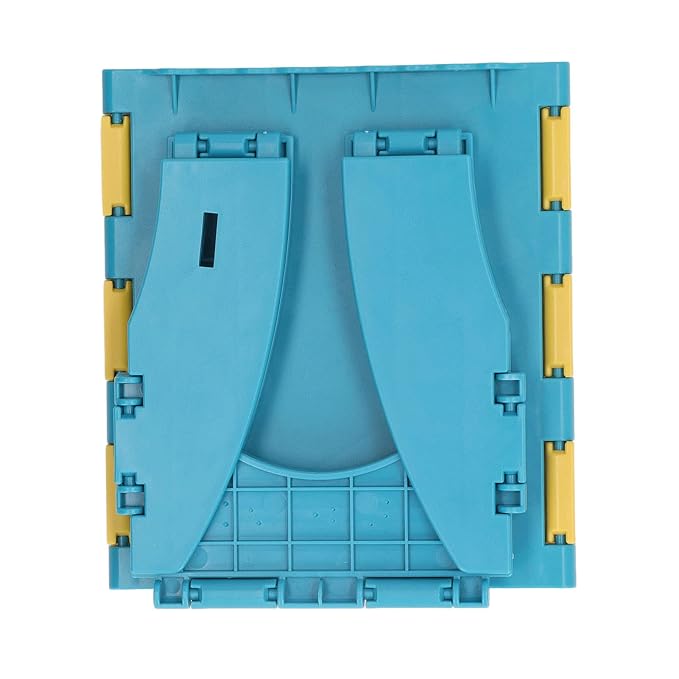 Yinhing Toddler Potty Foldable PP Portable Toilet for Camping Travel Road Trips Distance Driving Lightweight Compact Easy to Safe Design for Kids (Blue Yellow)