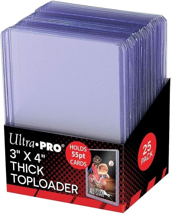 Ultra Pro 3" X 4" Action Packed 55PT Toploader 25ct