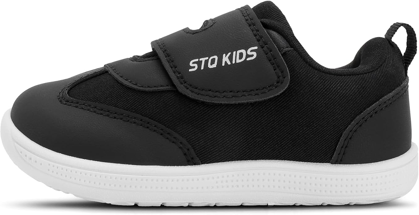 Wide Toe Box Toddler Shoes Zero Drop Boys Girls Barefoot Shoe Non-Slip Little Kids Sneakers for First Walking