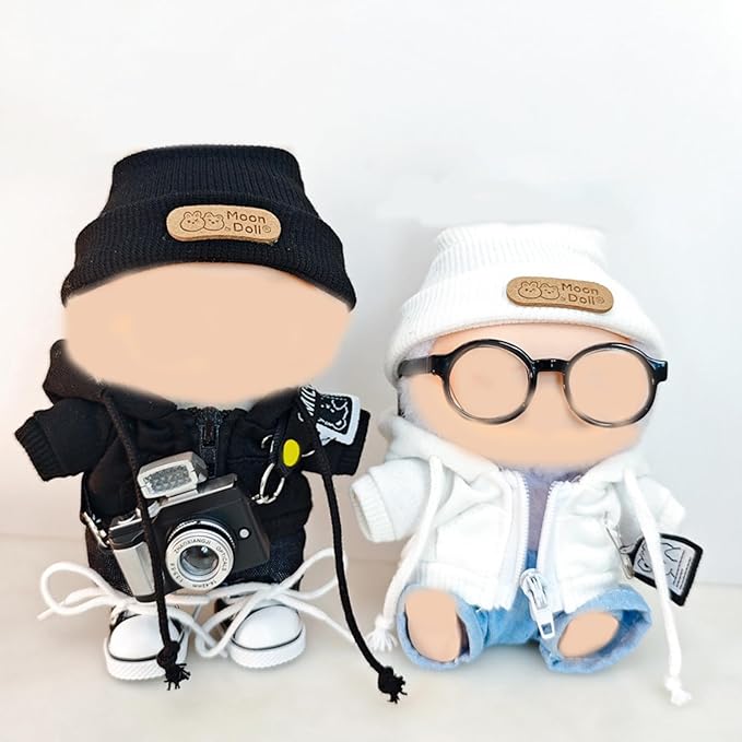 Clothes Sets Suitable for 17cm Dolls (Only Clothes No Doll ) Hoodie Clothing Accessories, Cardigan Outfits Suitable for Doll Soft Clothing Replacement