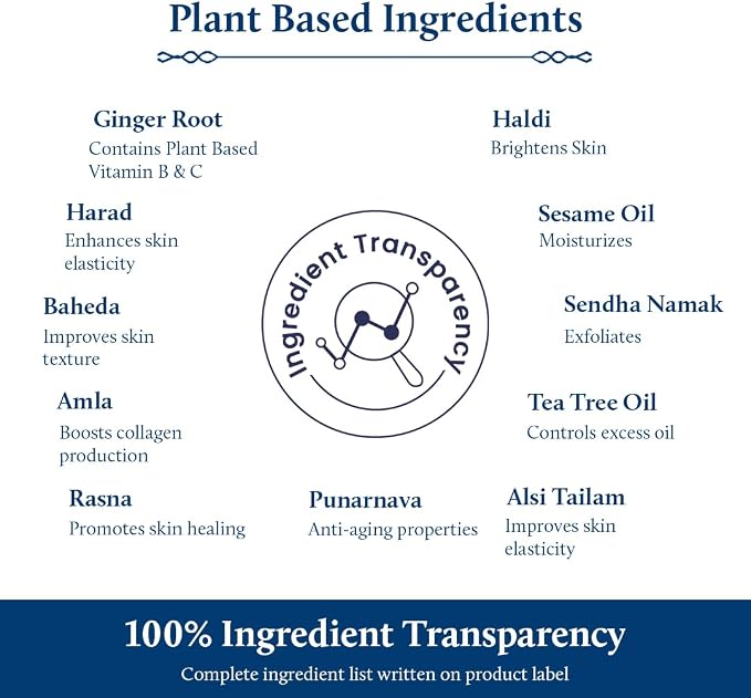 Blue Nectar Ginger Oil Anti Cellulite Body Massage Oil for Skin Tightening, Toning & Hydration | Authentic Ginger Root Massage Oil with Plant Based Vitamin B & C for Women and Men (11 Herbs,3.4 FlOz)