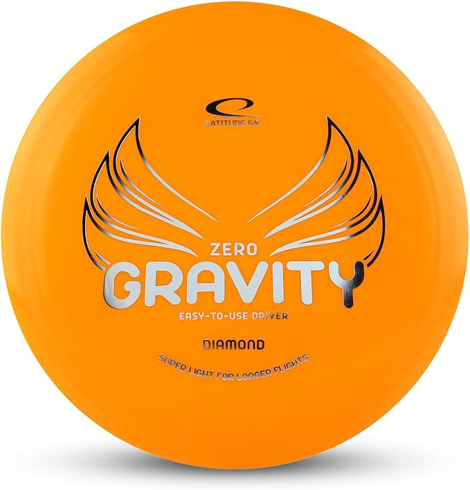 Latitude 64 Gravity Diamond Disc Golf Fairway Driver | Easy to Throw Disc Golf Driver for Beginners | Lightweight, Floating Plastic | High Glide w/Understable Flight | 120-130g