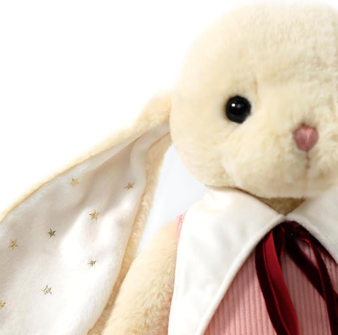 RECUR Plush Rabbit Stuffed Animal,Soft Cuddly Plushie Toy,Adorable Gift for All Ages