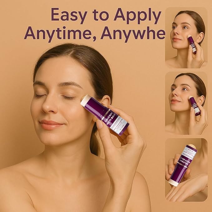 Calcium Multi Balm Stick, Collagen Moisturizing Calcium Volume Multi Balm Stick for Wrinkle Repair Firming Skin Anti-Aging & Lifting Care.(1Pcs) 