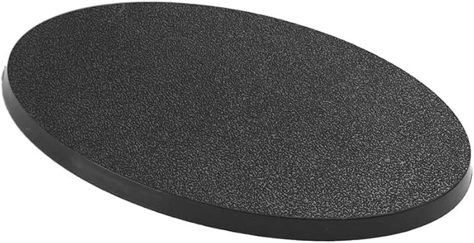 Evemodel MB660 20pcs Base 60X35mm or 2.36x1.38inch Plastic Model Bases for Gaming Miniatures or Wargames Table Games