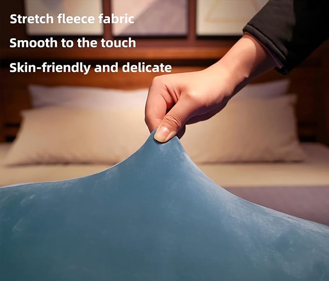 Blue Whale Stuffed Animal Plush - Giant 59'' Soft Whale Body Pillow with Removable Washable Cover, Cute Stuffed Whale Toy, Plush Whale Throw Pillow Gift for Kids, Girls, and Boys