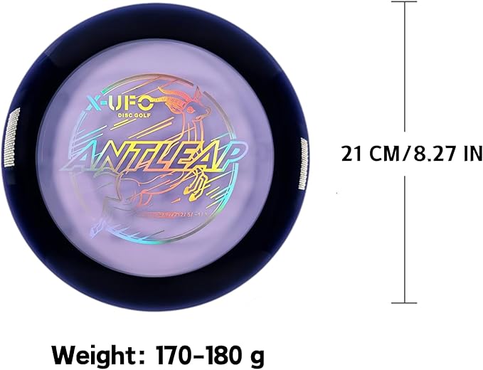 X-UFO Disc Golf Set - Disc Golf Starter Set, Includes 1 Putter, 1 Driver, and 1 midrange disc, Weighing 170-178 Grams. Suitable for Beginners and Professional disc Golf tournaments