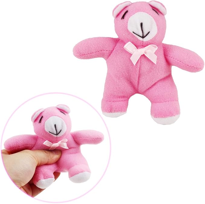 deAO 40 Piece Baby Doll Accessories Bag with Baby Feeding Accessories, Clothes, Doll Bear, Bath Toys, Soother Dummy and Much More - Great Nurturing Pretend Toy for Kids!