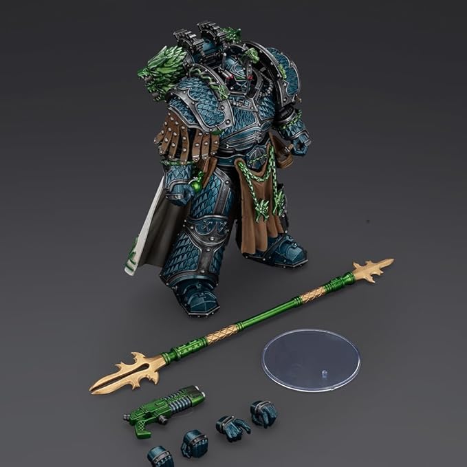 JOYTOY-Warhammer The Horus Heresy-1:18-Action Figure-Alpha Legion Alpharius, Primarch of The XXth Legion-Collection Model Birthday Gifts