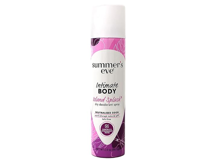 Feminine Deodorant Spray Island Splash 2 oz (Pack of 7)