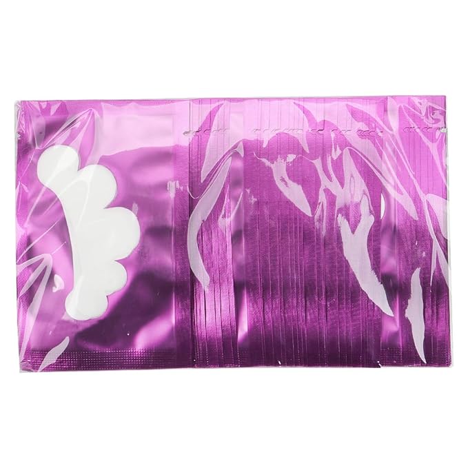 100 Pairs Cloud Shape Eye Under Gel Pads Eyelash Extensions Patches,Lash Extension Lint Free Under Hydrogel Eye Mask Pads Beauty Tools (Purple)