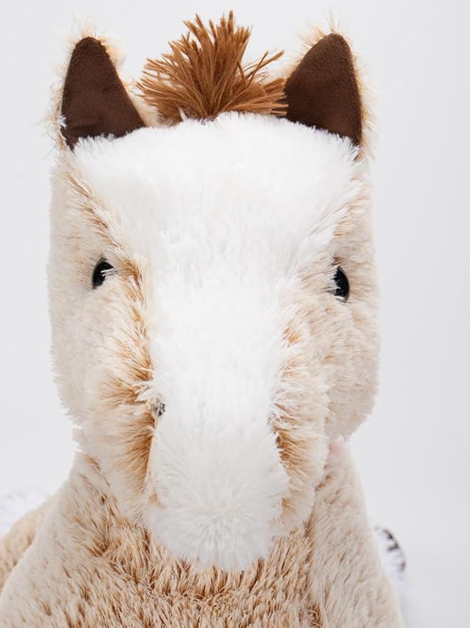 Giant Horse Stuffed Animal Cute Horse Plush Toy 47 inch for Girls Boys (ma 120cm)