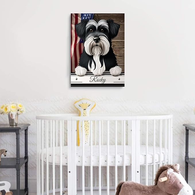 Custom Wooden Jigsaw Puzzles with Your Dog's Name on Tsverkshnautser Art Print - 300 500 1000PCS Puzzles Game and Home Wall Decor