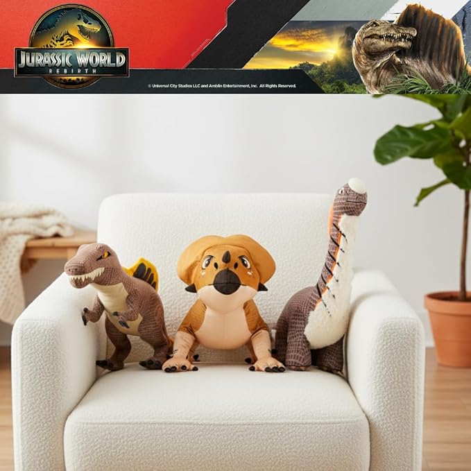 Jurassic World Rebirth Aquilops Dolores Cuddle Pillow, Kids Bedding Super Soft Plush Pillow, (Officially Licensed Product) by Franco