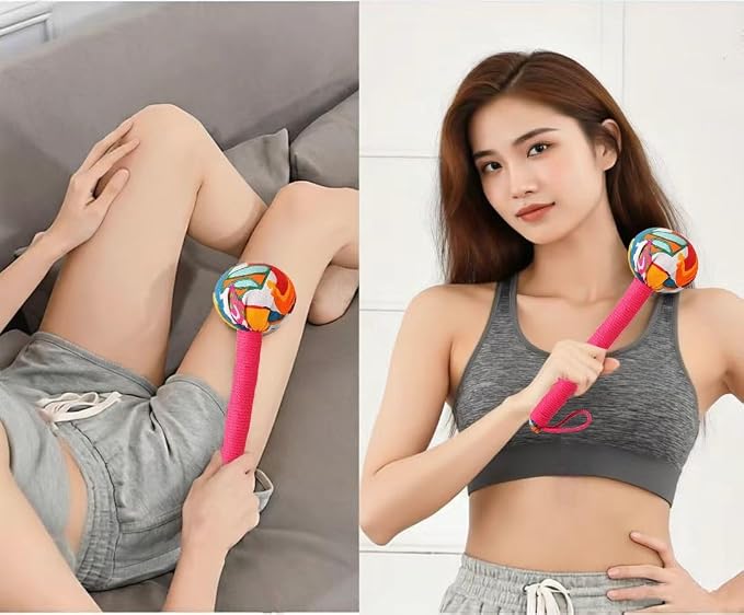 Body Massage Hammer, Manual Back Massager Tool for Body Relief | This Mugwort Massage Hammer Eases Back, Neck & Shoulder Muscle Tension, Perfect for Daily Relaxation at Home and Office