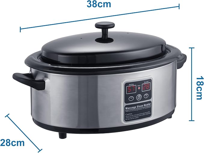 Master Massage 6 Quart Hot Massage Stone Heater Warmer Heating Device