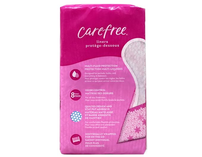 Carefree Pantiliners Thin to Go Unscented - 60 Count, Pack of 2