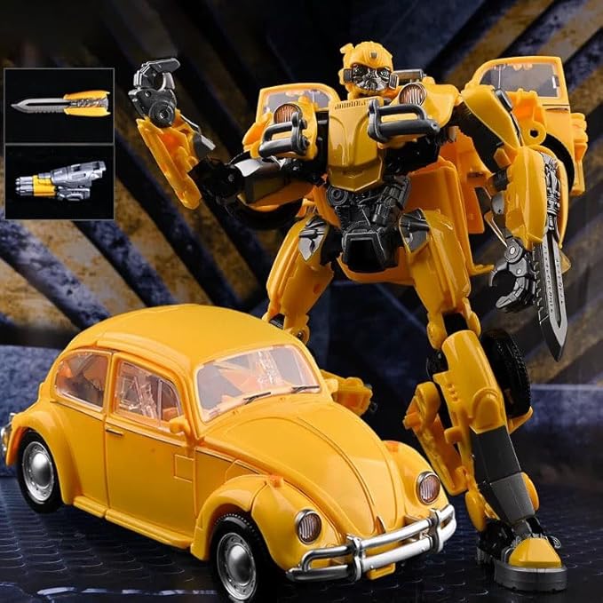 Deformation Car Robot Toys, 8.2 inch Alloy Deformed Action Figure 2 Modes Robot Anime Doll Toy Collection Car Model for Boys and Girls