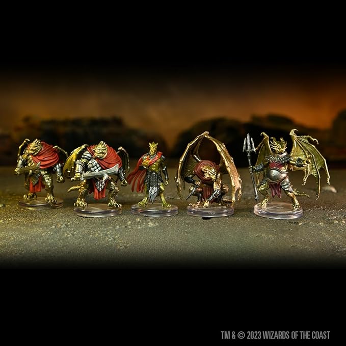 WizKids D&D Icons of The Realms Draconian Army Miniature Figures