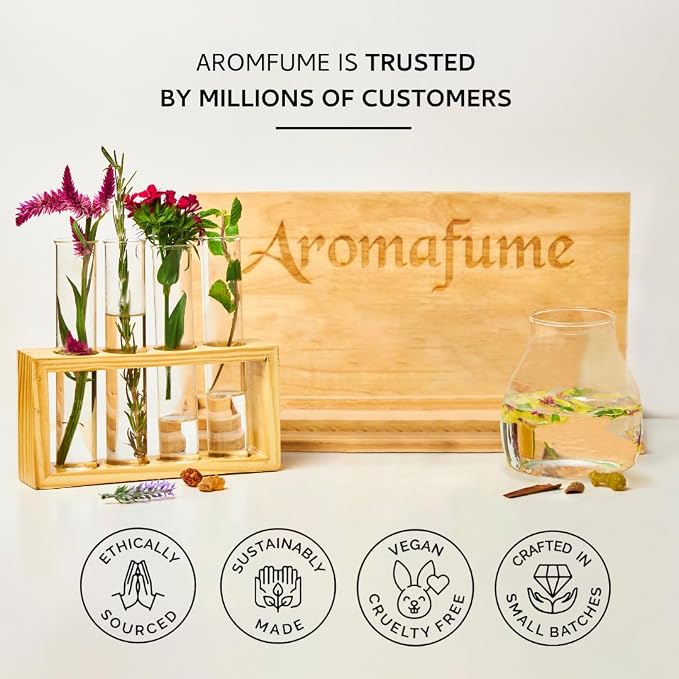 Pink Rose Essential Oil Diffuser Blend by Aromafume | 1 x 30ml / 1 fl oz | Floral & Woody Scent for Romance, Sensuality & Good Vibrations | Rose Aromatherapy Oil | Vegan & Cruelty-Free