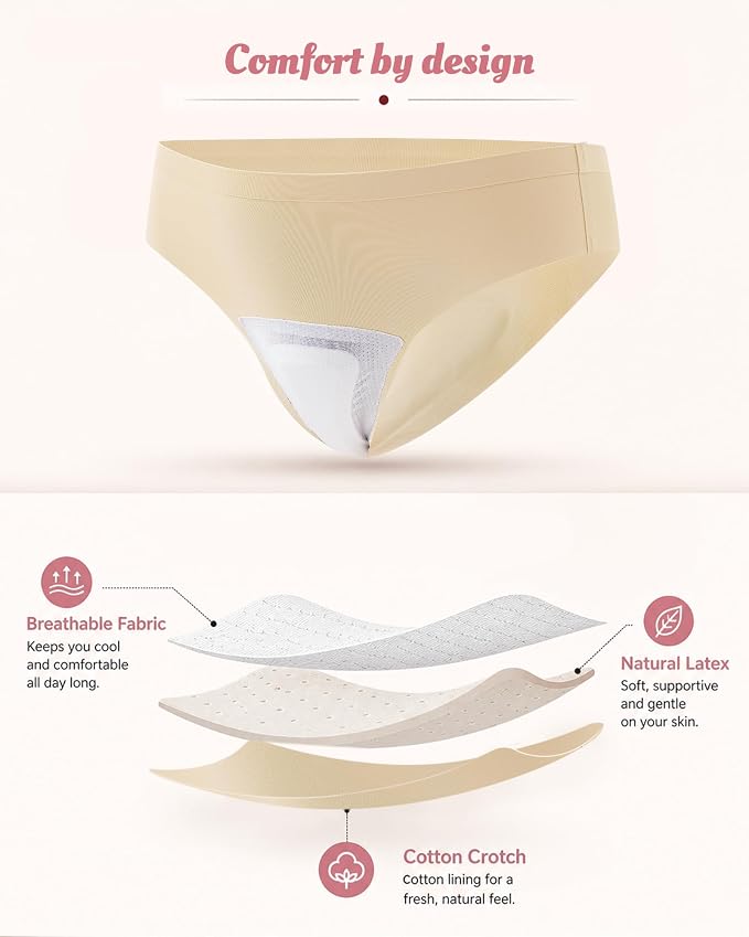 LEVAO Seamless Thongs for Women Invisible Toe Thong No Show Camel Proof Underwear Thong Panty Liners Workout G-Strings